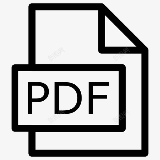 pdfadobeacrobat文档图标svg_新图网 https://ixintu.com acrobat adobe pdf 可移 文件 文档 格式 移植