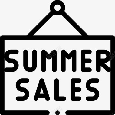 夏季销售夏季销售12直线销售图标图标