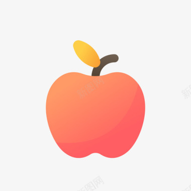 苹果秋季118扁平图标图标