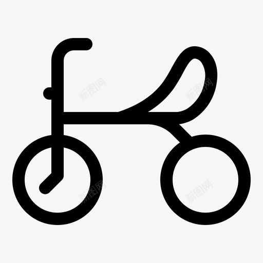 婴儿自行车自行车智利图标svg_新图网 https://ixintu.com 可爱 婴儿 孩子 智利 自行车 轮廓