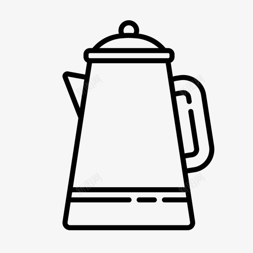 咖啡热饮水壶图标svg_新图网 https://ixintu.com 咖啡 壶 水壶 热饮 茶 茶和咖啡像素完美