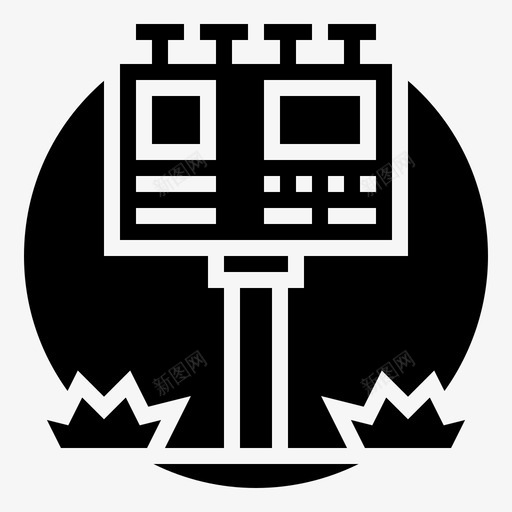 广告牌广告公告图标svg_新图网 https://ixintu.com 公告 商业 城市 市政 广告 广告牌