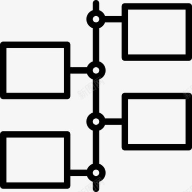 时间线图表和图表大纲图标图标