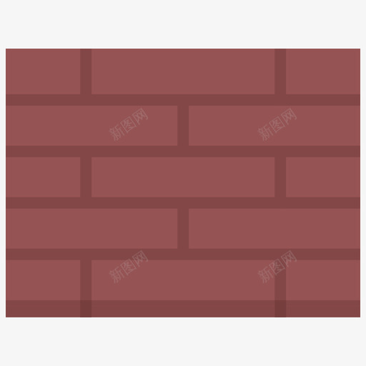 砖墙建筑商1平面图标svg_新图网 https://ixintu.com 平面 建筑商1 砖墙