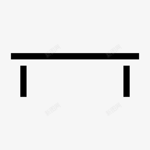 桌子木家具室内图标svg_新图网 https://ixintu.com 室内 家具 工程 桌子木