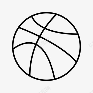 篮球运动字形图标图标