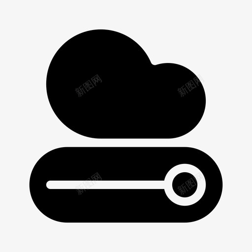 云internet加载图标svg_新图网 https://ixintu.com internet internet网络服务器glyphset41 云 加载 网络