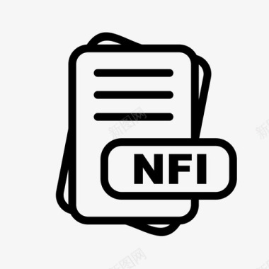 nfi文件扩展名文件格式文件类型集合图标包图标