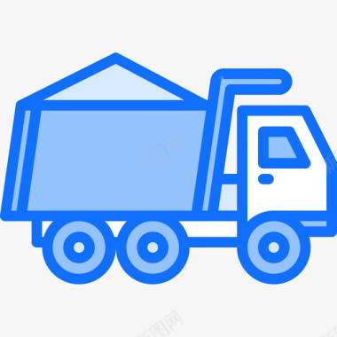 卡车建造者3蓝色图标图标