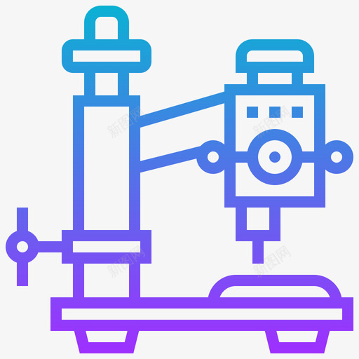 钻孔机工业过程24梯度图标svg_新图网 https://ixintu.com 工业 梯度 过程 钻孔机