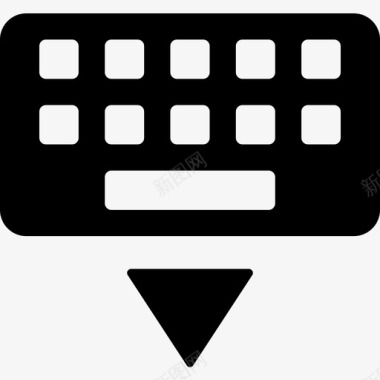 键盘移动接口2填充图标图标