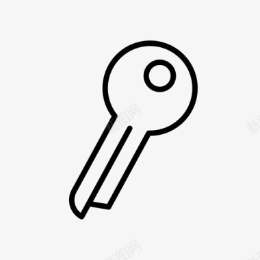 钥匙锁隐私图标图标
