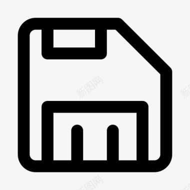 软盘驱动器存储器图标图标