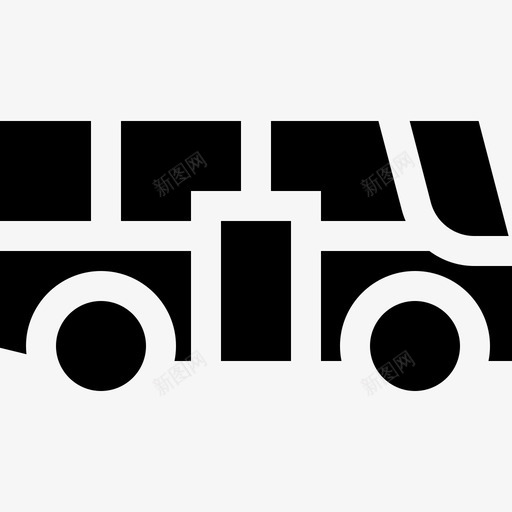 公共汽车公共交通18满载图标svg_新图网 https://ixintu.com 交通 公共 公共汽车 满载
