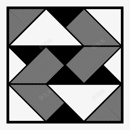 拼凑块装饰图标svg_新图网 https://ixintu.com 图案 拼凑 碎片 装饰