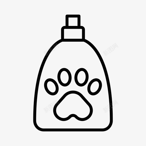 洗狗动物猫图标svg_新图网 https://ixintu.com 动物 宠物 家用 洗狗 除臭剂