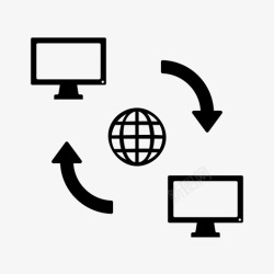 vncvnc计算机internet图标高清图片