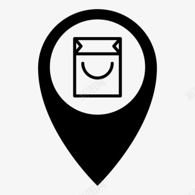 别针网上商店购物图标图标
