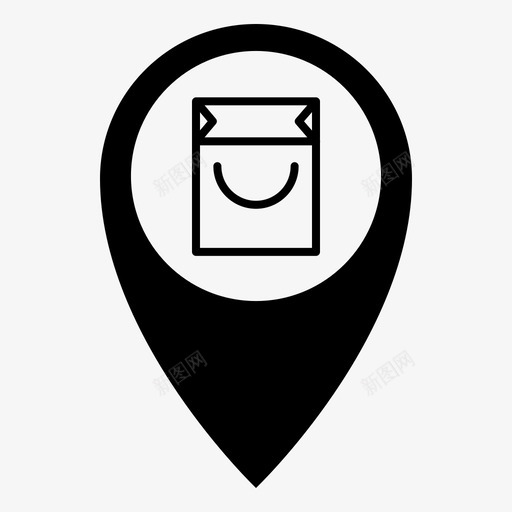 别针网上商店购物图标svg_新图网 https://ixintu.com 别针 商店 网上商店 购物 轮廓