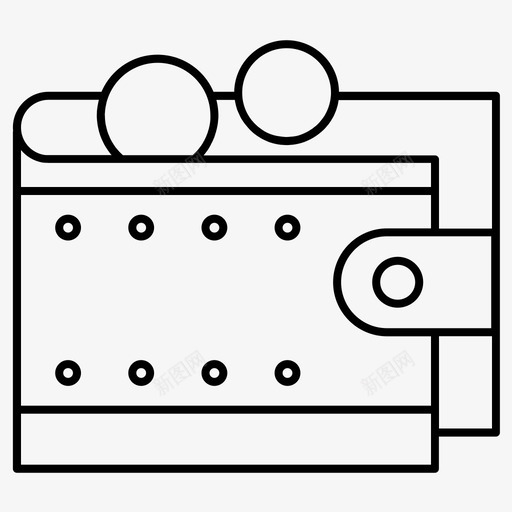 钱包钱购物图标svg_新图网 https://ixintu.com 会计审计常规行377 购物 钱 钱包