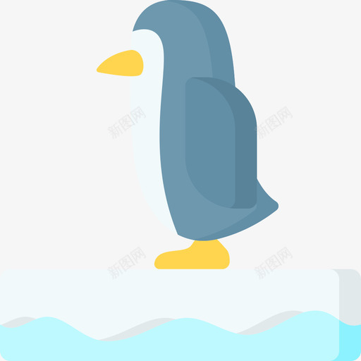 企鹅冬季自然15平坦图标svg_新图网 https://ixintu.com 企鹅 冬季自然15 平坦
