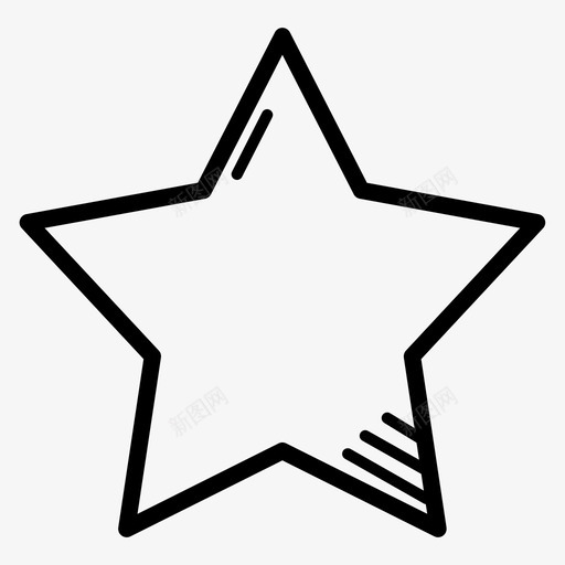 星与闪耀轮廓最爱评论图标svg_新图网 https://ixintu.com 最爱 评论 轮廓 闪耀