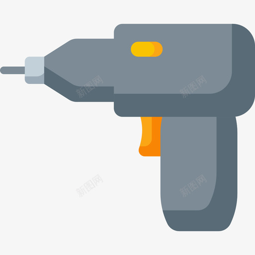 钻头手工15扁平图标svg_新图网 https://ixintu.com 扁平 手工 钻头