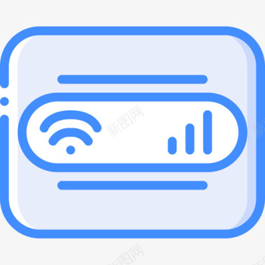 Wifi旅行配件3蓝色图标图标