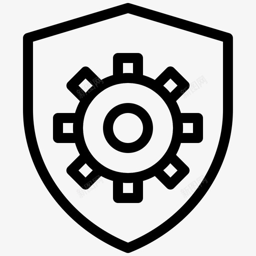 防护装备安全图标svg_新图网 https://ixintu.com 安全 编程应用网站常规行集136 装备 防护