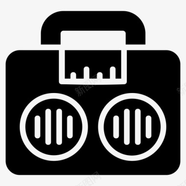 音频播放器音频设备录音机图标图标