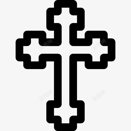 十字架宗教信仰32直系图标svg_新图网 https://ixintu.com 十字架 宗教信仰 直系