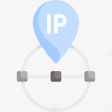 IP互联网技术20扁平图标图标