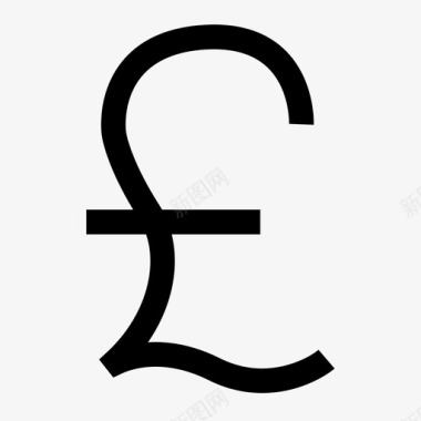 英镑货币英格兰图标图标
