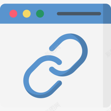 链接网页122平面图标图标