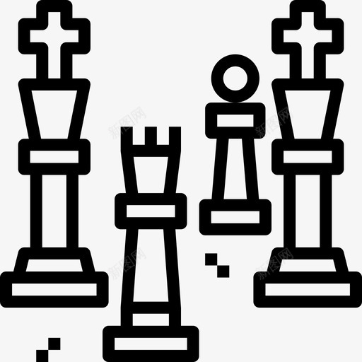 象棋孩子们直系图标svg_新图网 https://ixintu.com 孩子们 直系 象棋