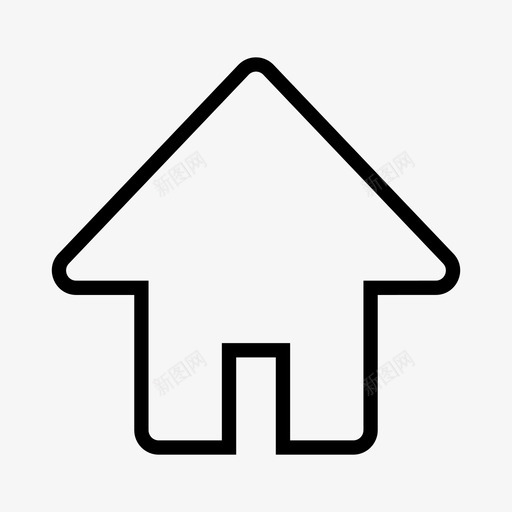 房屋建筑物房产图标svg_新图网 https://ixintu.com 住宅 图标 多媒体 建筑物 房产 房屋 物业