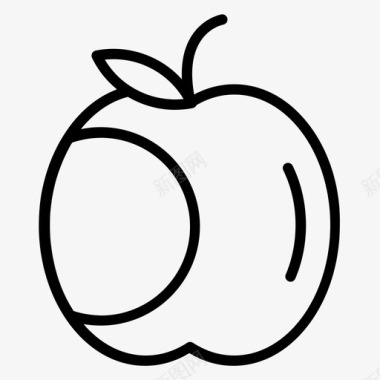 苹果美食餐厅图标图标