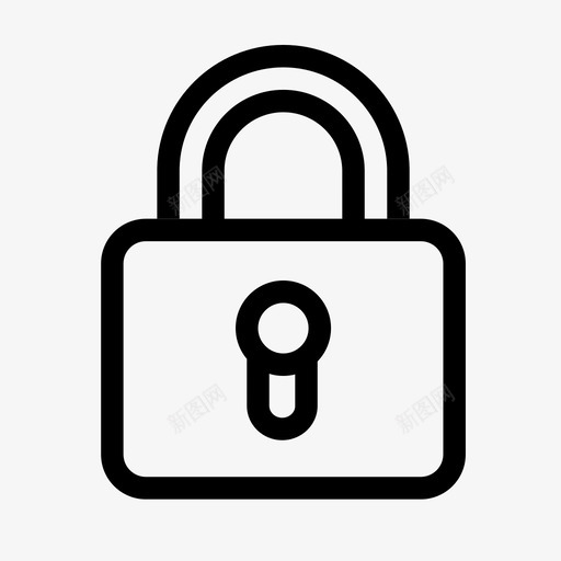 登录帐户锁图标svg_新图网 https://ixintu.com 图标 安全 密码 帐户 标准 登录 站点