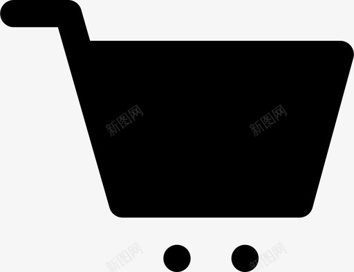 购物车时尚销售图标svg_新图网 https://ixintu.com 商店 媒体 实体 时尚 购物 购物车 销售