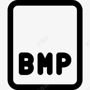 Bmp图像文件1线性图标图标