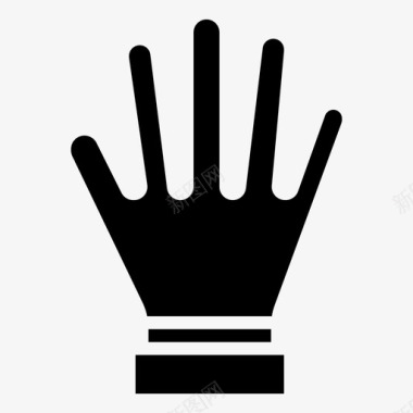 手套手防护图标图标