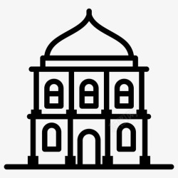 国家博物馆国家博物馆建筑历史建筑地标图标高清图片