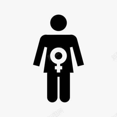 性别女性医学图标图标