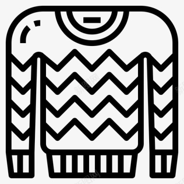 毛衣衣服冬天图标图标