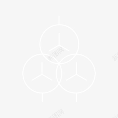 三绕组变压器 （星形-星形-星形连接）图标