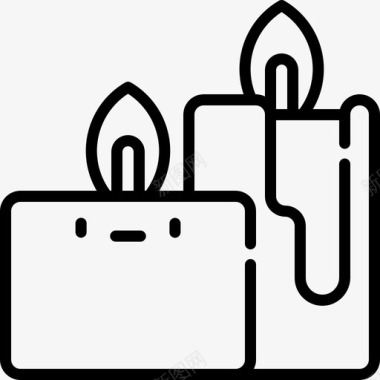 蜡烛感恩节98直系图标图标