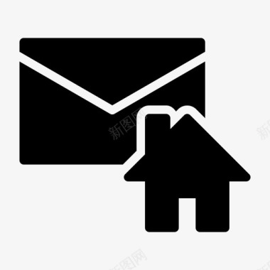 家信电子邮件房子图标图标