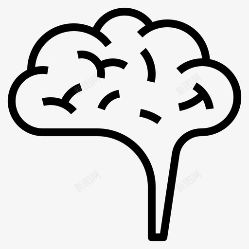大脑创造力人类图标svg_新图网 https://ixintu.com 人类 创造力 器官 大脑 思想