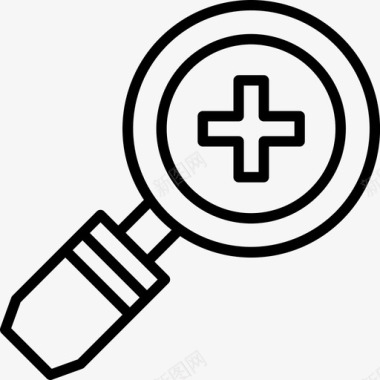 放大摄影119直线图标图标