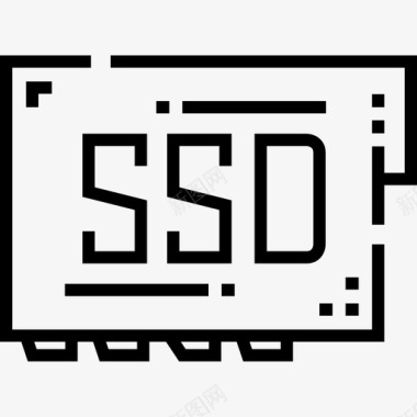 Ssd硬件27线性图标图标